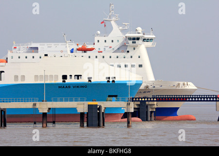 Humber Sea terminal Immingham dockt Lincolnshire Humberside England uk gb Stockfoto