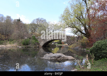 Vorfrühling im Central Park in New York City Stockfoto