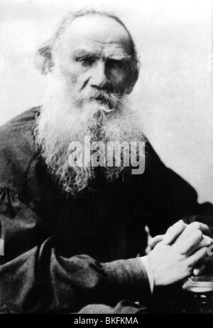 Tolstoi, Lev Nikolawitsch, 9.9.18-20.11.1910, russischer Autor/Schriftsteller, Porträt, 1905, Stockfoto