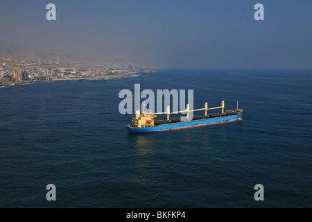 Luftaufnahme von Antofagasta, Chile Stockfoto