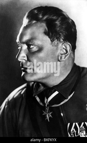 Göring, Hermann, 12.1.1893 - 15.10.1946, deutscher Politiker (NSDAP), Regierungspräsident von Preßburg, Oberbefehlshaber der Luftwaffe 1933 - 1945, Porträt, ca. 1930, Stockfoto