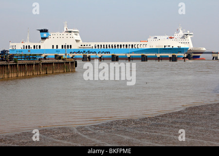 Humber Sea terminal Immingham dockt Lincolnshire Humberside England uk gb Stockfoto