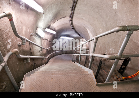 Unter Birkenhead Mersey Queensway Tunnel Liverpool UK Stockfoto