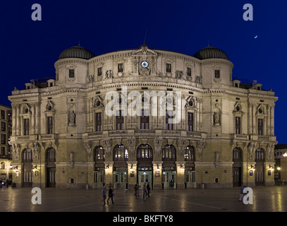 Fassade des Arriaga-Theater in der Stadt Bilbao, Pais Vasco, Spanien, Europa Stockfoto