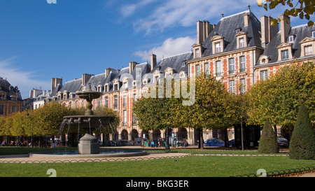 Place des Vosges, Paris, Frankreich Stockfoto