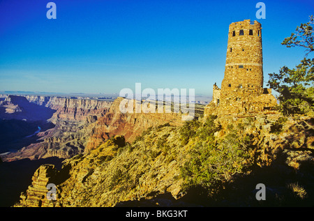Desert View Watchtower am South Rim, Grand Canyon National Park, Arizona, USA Stockfoto