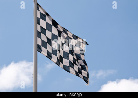 Checkered Flag Stockfoto