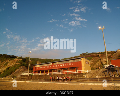 Merewether Ocean Bäder in Newcastle, New South Wales, Australien Stockfoto