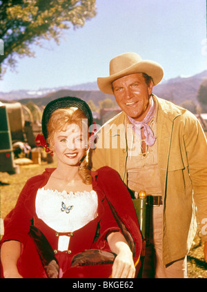 WIE DER WESTEN (1962) DEBBIE GEWONNEN WURDE REYNOLDS, ROBERT PRESTON HTWW 010 Stockfoto