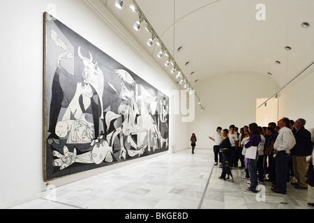 Guernica von Pablo Picasso, Museo Nacional Centro de Arte Reina Sofia (Königin-Sofia-Museum), Madrid, Spanien Stockfoto