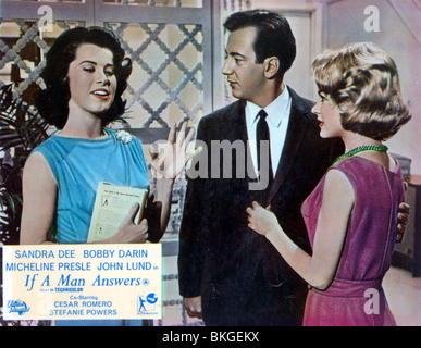 WENN EIN MANN (1962) STEFANIE POWERS, BOBBY DARIN ANTWORTET, SANDRA DEE IFMA 002FOH Stockfoto