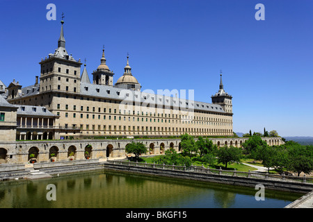 Real Sitio de San Lorenzo de El Escorial, San Lorenzo de El Escorial, Gemeinschaft von Madrid, Spanien Stockfoto