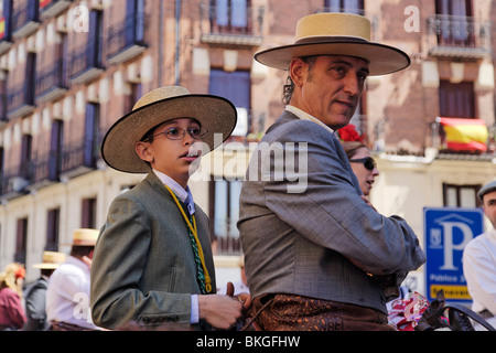 Andalusische Feier, Romeria, Madrid, Spanien Stockfoto