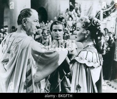 JULIUS CAESAR (1953) LOUIS CALHERN, MARLON BRANDO, GREER GARSON JUC 011P Stockfoto