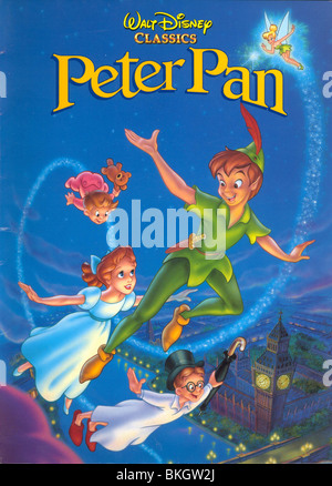 PETER PAN (1953) ANIMATION CREDIT DISNEY PTP-001PP Stockfoto