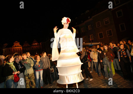 Theatergruppe Gajes während Malta Theaterfestival, Poznan, Polen Stockfoto