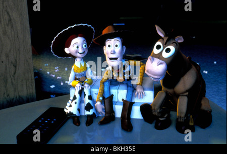 TOY STORY 2 (1999) ANIMIERTE CREDIT DISNEY JESSIE (CHARAKTER), WOODY (CHARAKTER), BULLSEYE (CHARAKTER) TTWO 066 Stockfoto