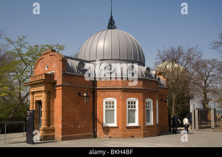 England London Greenwich Royal Observatory Altazimut Pavillon Stockfoto