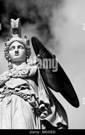 Nahaufnahme von der Statue der Athena Pallas, Athen, Griechenland Stockfoto