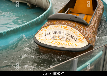 Skegness Pleasure Beach Log Flume Ride UK Stockfoto