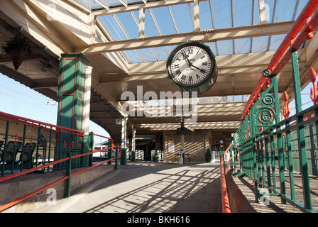 Carnforth Station auf der West Coast Main Line, für den berühmten "Weepie" Film unter der Regie von David Lean Begegnung einstellen. Stockfoto