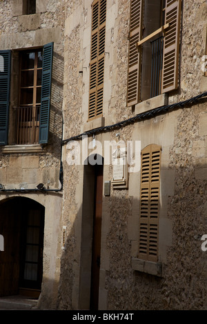 Die alte Stadt von Pollenca Mallorca Mallorca Spanien. Stockfoto