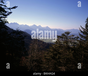 Bergen an der österreichischen Grenze Füssen Bayern Deutschland Stockfoto