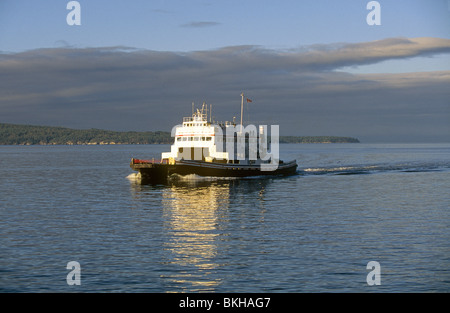 Ein interisland Autofähre im Besitz von BC Ferries, in der Nähe von Prince Rupert, Britisch-Kolumbien Kanada Stockfoto