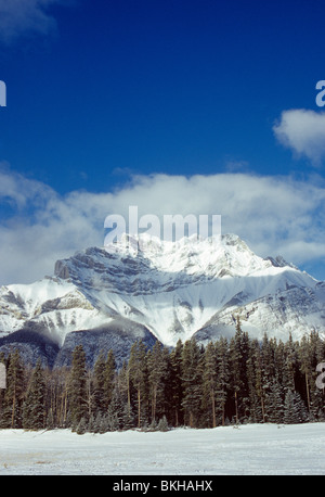 Schlossberg, 2997m (9833ft) kanadischen Rocky Mountains, Banff Nationalpark Stockfoto