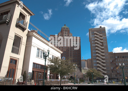 Moderne Gebäude in der Innenstadt von El Paso, Texas Stockfoto