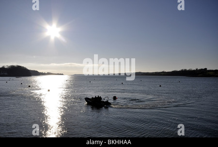 Port Dinorwig Menai geraden North Wales UK Stockfoto