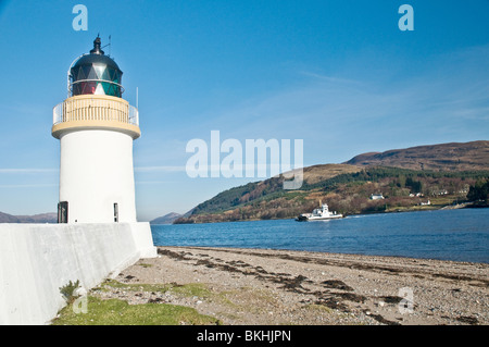 Leuchtturm Ardgour Corran Narrows Highland-Scotland Stockfoto