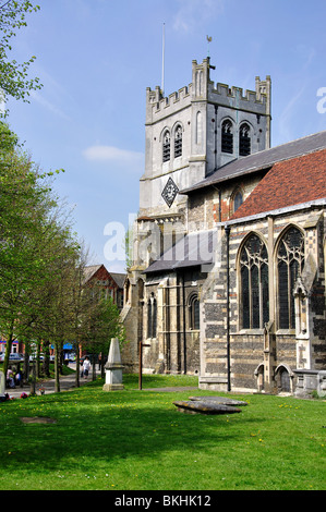 Abteikirche, Waltham Abbey, Essex, England, Vereinigtes Königreich Stockfoto