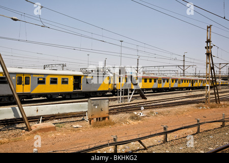 Ein auf der Shosholoza Meyl Personenzug, Südafrika Stockfoto