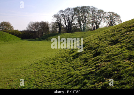 Das römische Amphitheater, Cirencester, Gloucestershire, England, UK Stockfoto