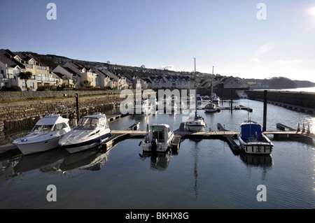 Port Dinorwig Menai geraden Bootshafen North Wales UK Stockfoto