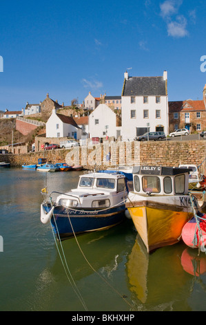 Angelboote/Fischerboote in Crail Hafen Fife Schottland Stockfoto