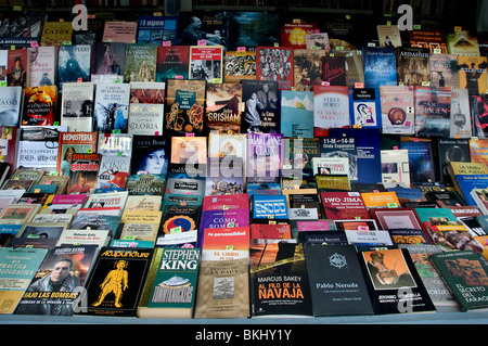 Spanien Madrid Buch Markt Paseo del Prado Bücher Spanisch Stockfoto