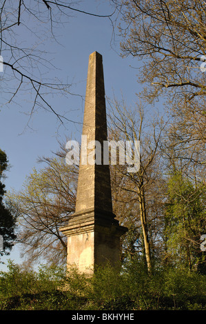 Obelisk in der Nähe von Roman Ampitheatre, Cirencester, Gloucestershire, England, UK Stockfoto