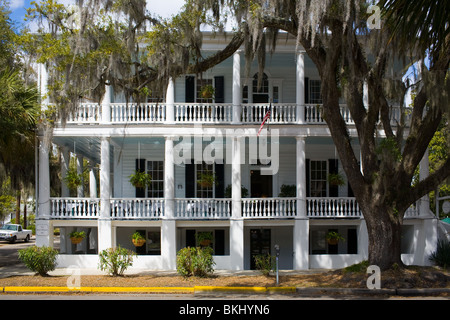 Thomas Rhett House, jetzt Rhett House Inn, Beaufort, South Carolina Stockfoto