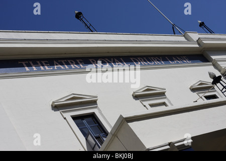 Das Theatre Royal Drury Lane in Catherine Street, Beschilderung. Stockfoto