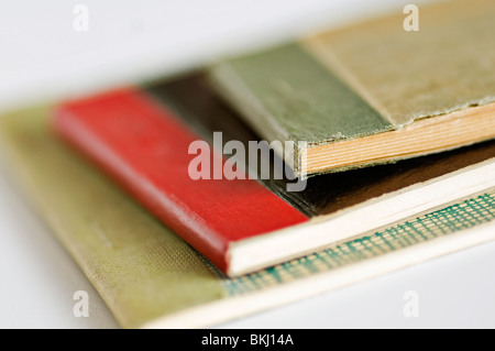 Eine Sammlung von alten Vintage Quittungen Bücher. Stockfoto