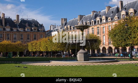 Place des Vosges, Paris, Frankreich Stockfoto