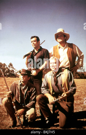 BONANZA (TV) PERNELL ROBERTS, DAN BLOCKER, MICHAEL LANDON, LORNE GREENE BNZ 006 Stockfoto