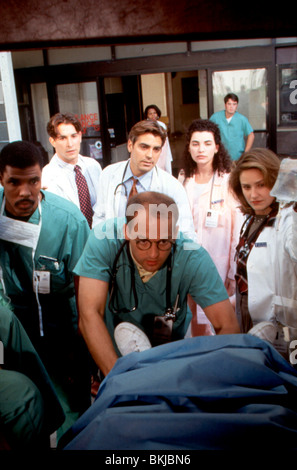 ER (TV) ERIQ LA SALLE, NOAH WYLE, ANTHONY EDWARDS, GEORGE CLOONEY, JULIANNA MARGULIES, SHERRY STRINGFIELD ERTV 016 Stockfoto