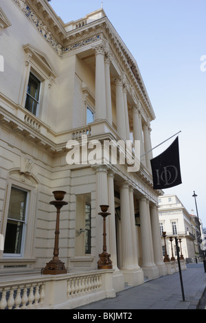 Feine Regency Grade 1 Listed Building in 116 Pall Mall in der Londoner St. James. Stockfoto