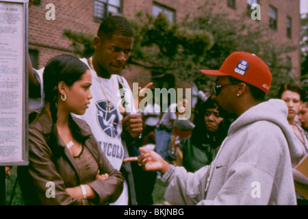 SPIKE LEE (DIR) O/S "ER BEKAM SPIEL (1998)" MIT ROSARIO DAWSON, RAY ALLEN SKLE 046 Stockfoto