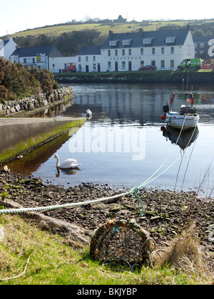 Hafen in Cushenden, County Antrim, Nordirland Stockfoto