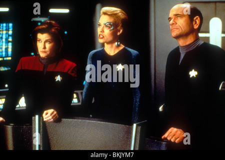 STAR TREK: VOYAGER (TV) KATE MULGREW, JERI RYAN, ROBERT PICARDO STKV 032 Stockfoto