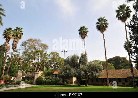 Israel, Jordantal, Kibbuz Degania Alef den ersten Kibbuz gegründet 1909 Stockfoto